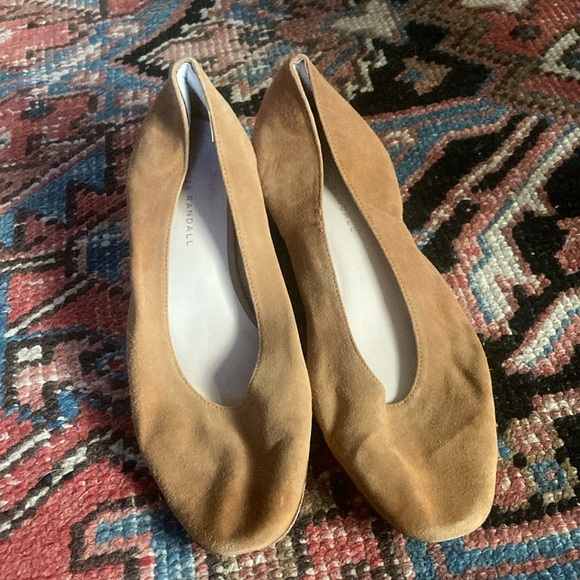 Loeffler Randall brooks camel block heels size 9 - Picture 2 of 6